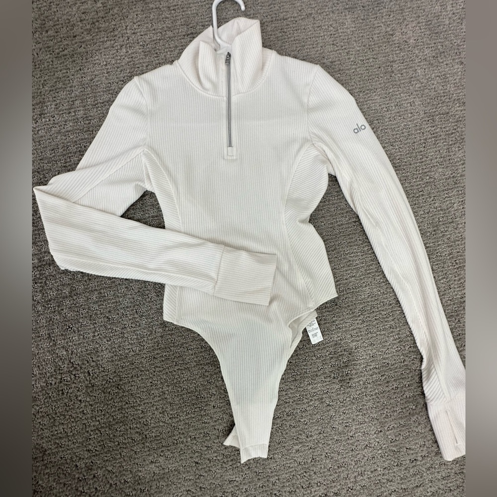 All Yoga Long Sleeve Zip Bodysuit